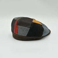 Napoli Leather Newsboy Hat