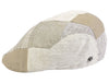 Beige Patchwork Pattern Cap