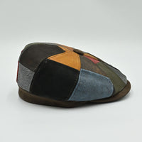 Napoli Leather Newsboy Hat