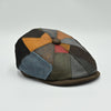 Napoli Leather Newsboy Hat