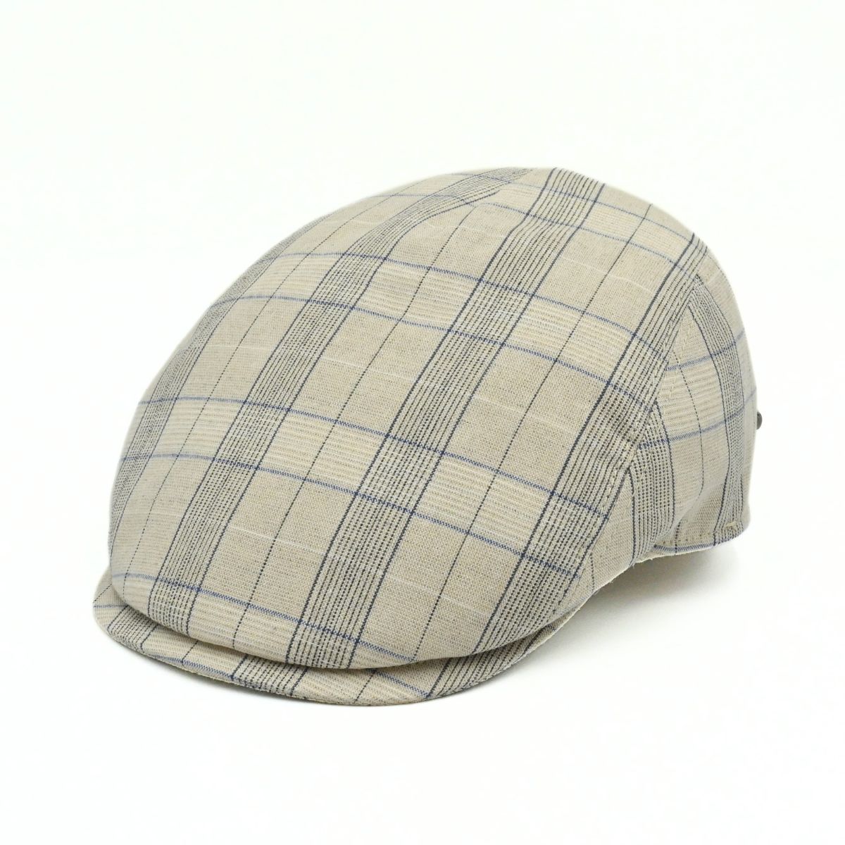 Beige Bartolomeo Linen Cap on white background
