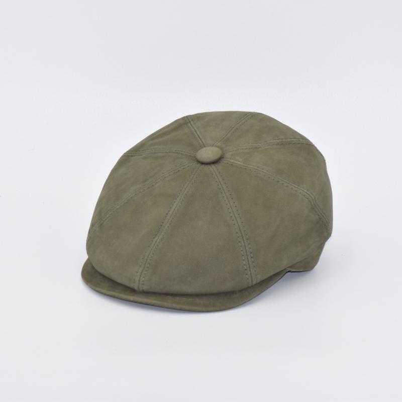 Leather Irish Newsboy Hat