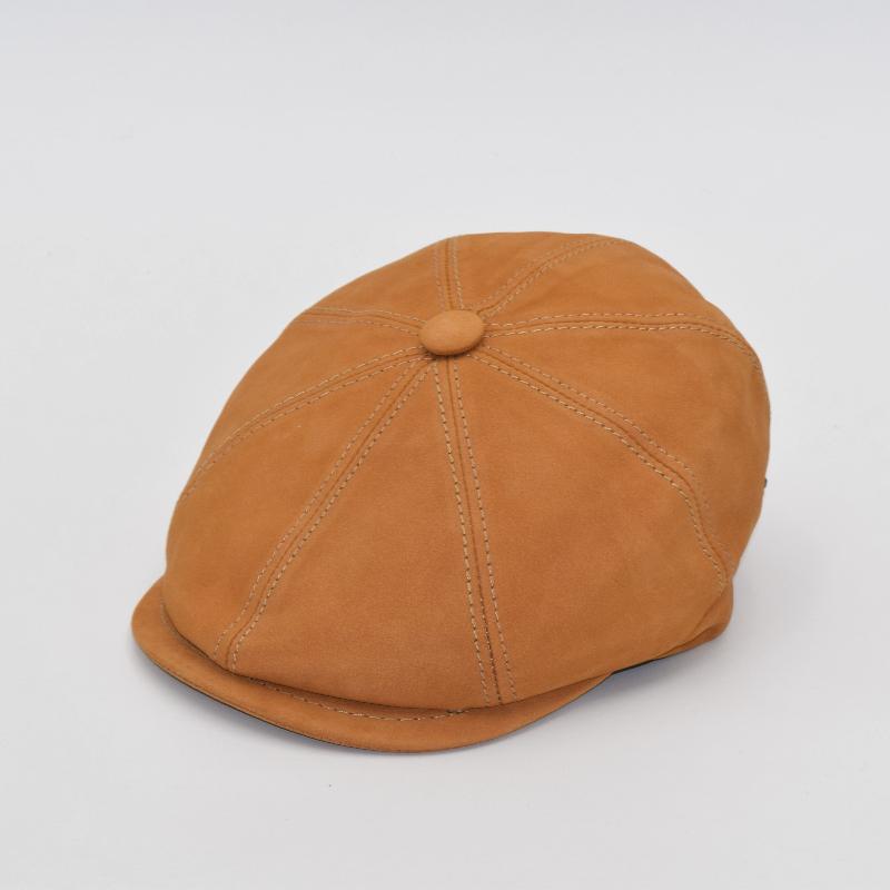 Leather Irish Newsboy Hat