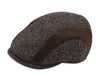 Tweed Cap With Velvet Bands