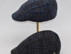 Wool Plaid Flat Cap