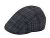 Wool Plaid Flat Cap