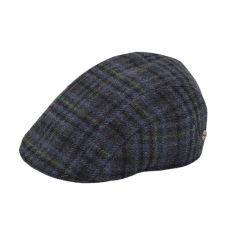 Wool Plaid Flat Cap