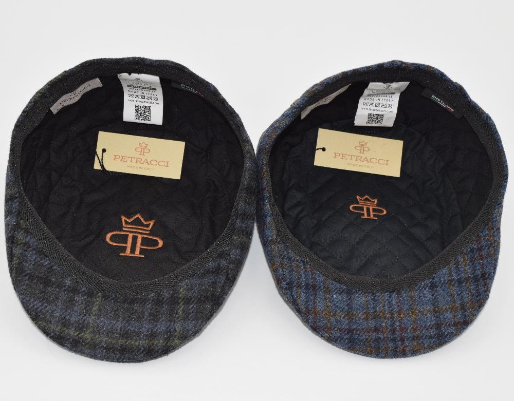 Wool Plaid Flat Cap