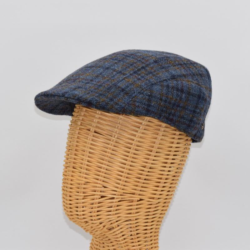 Wool Plaid Flat Cap