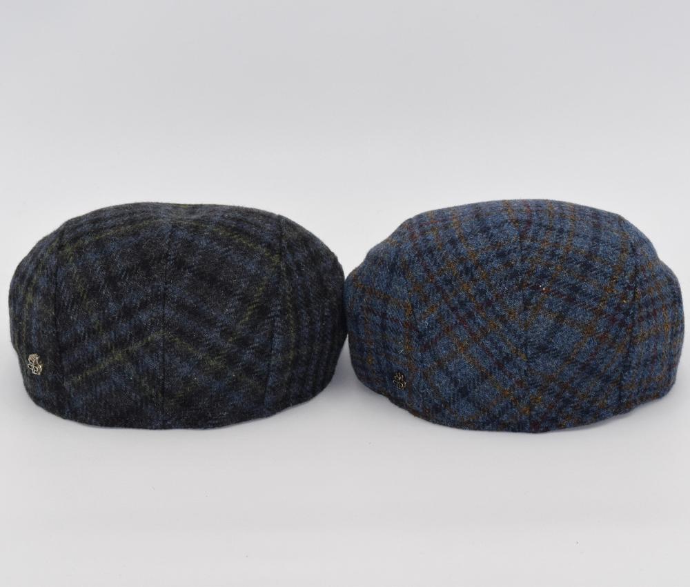 Wool Plaid Flat Cap