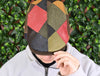 Leather Patchwork Cap