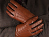 Men's Two-Tone Lambskin Leather Gloves