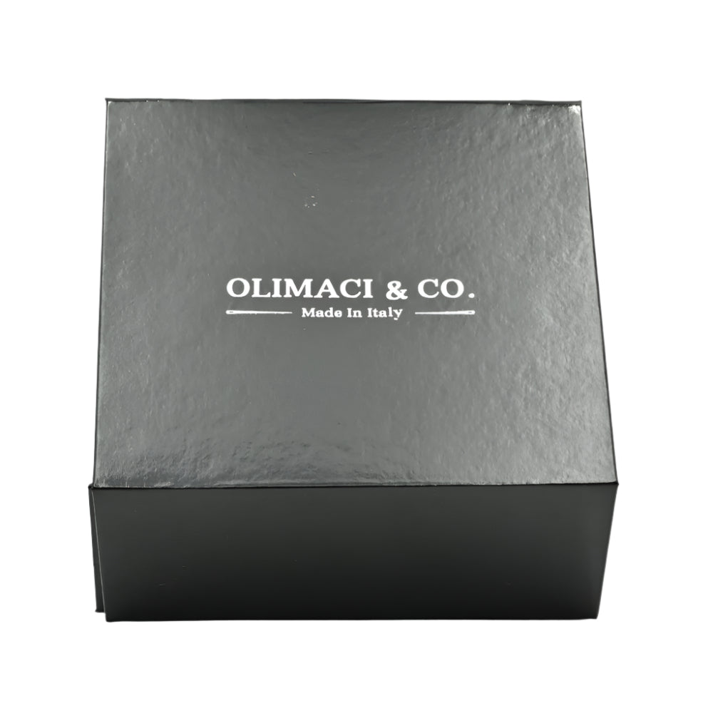 OLIMACI & CO. Python Patchwork Black Belt