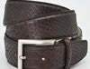 OLIMACI & CO. Brown Python Belt