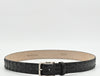 OLIMACI & CO. Black Crocodile Belt