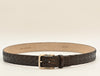 OLIMACI & CO. Brown Crocodile Belt