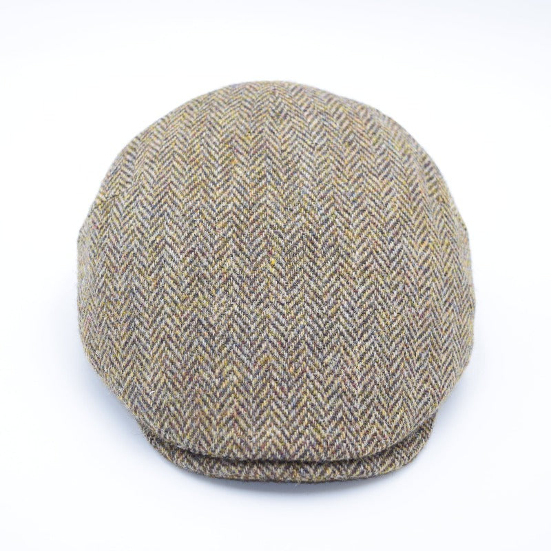 Harris Tweed Patterned Wool Cap