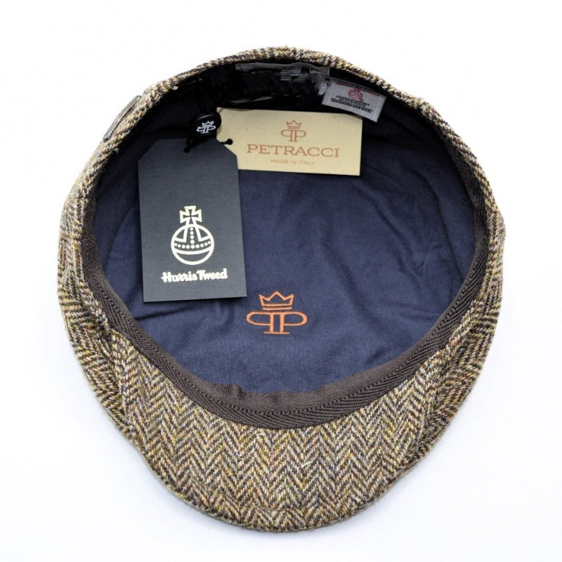 Harris Tweed Patterned Wool Cap