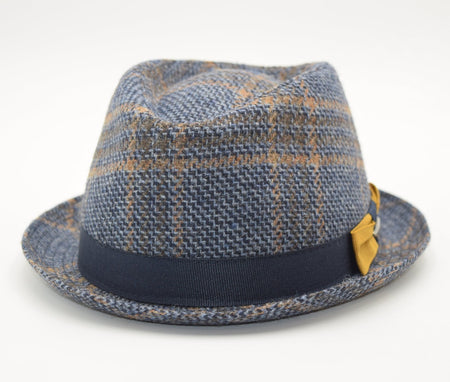 Patterned Porkpie Hat