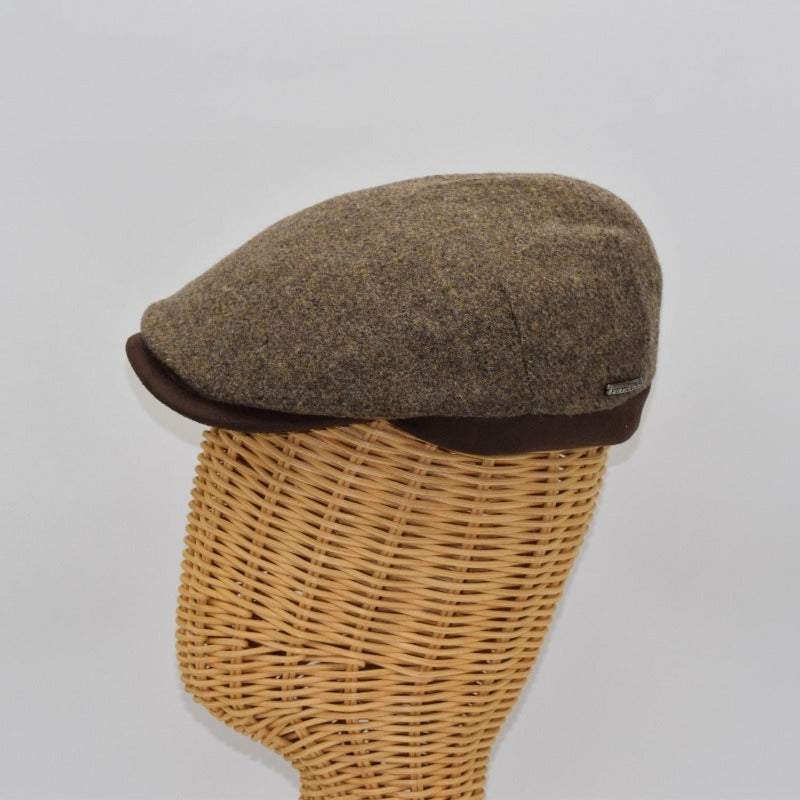 Solid Color Shetland Wool Cap.