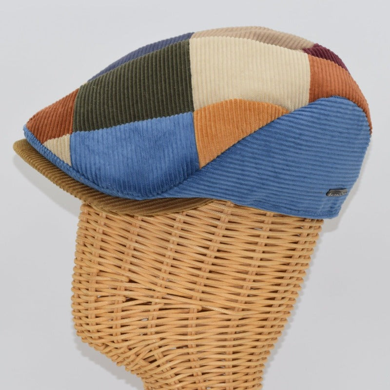 Velvet Patchwork Cap-Hat-Petracci-Cappello Fashion Company