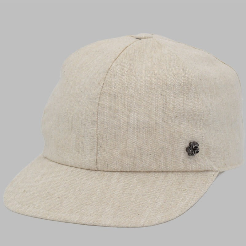 Solid Color Linen Baseball Cap