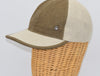 Two Tone Linen Baseball Cap