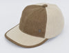 Two Tone Linen Baseball Cap