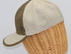 Two Tone Linen Baseball Cap