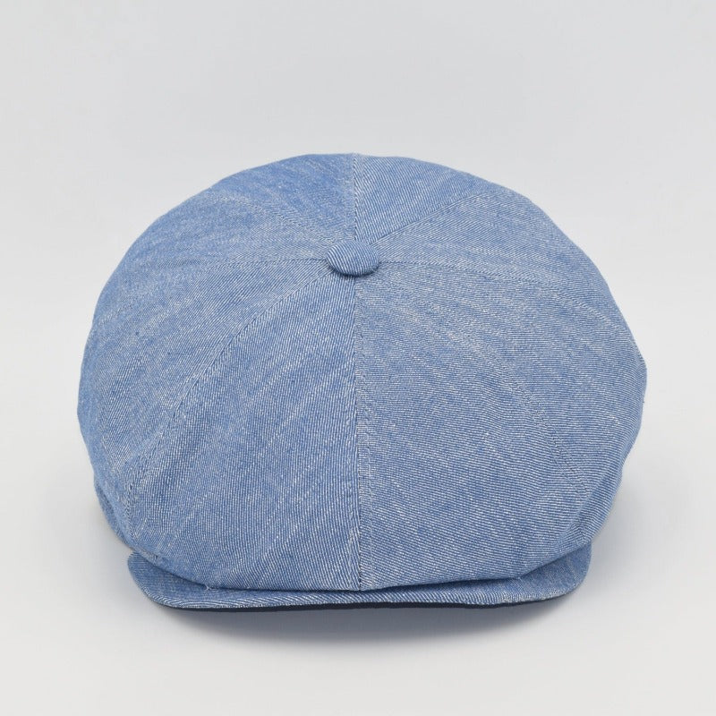 Newsboy Style Linen Hat