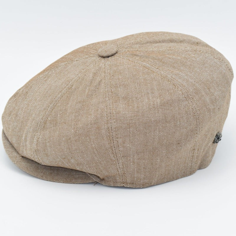 Newsboy Style Linen Hat