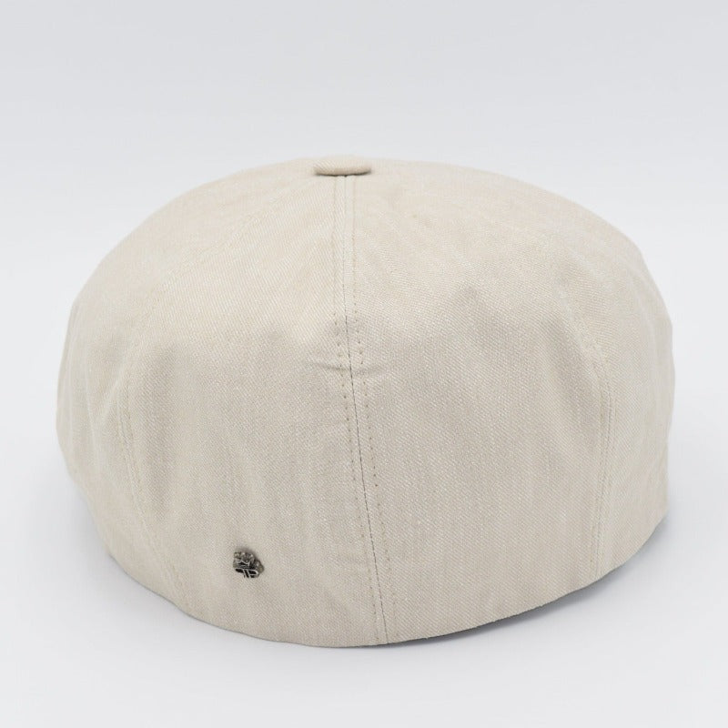 Newsboy Style Linen Hat