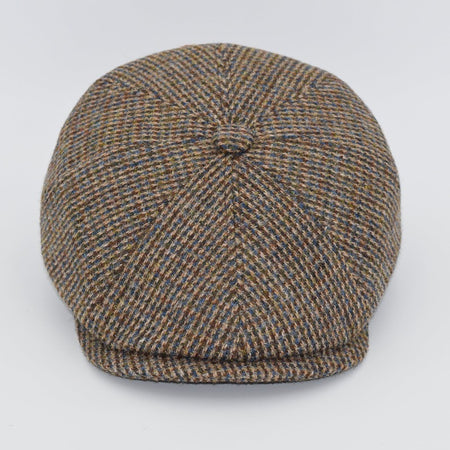 Harris Tweed Patterned Newsboy Hat