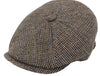 Harris Tweed Patterned Newsboy Hat