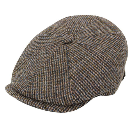 Harris Tweed Patterned Newsboy Hat