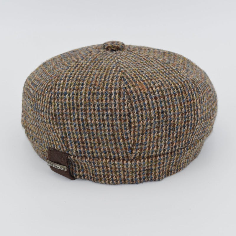 Harris Tweed Patterned Newsboy Hat