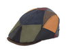 Leather Patchwork Cap