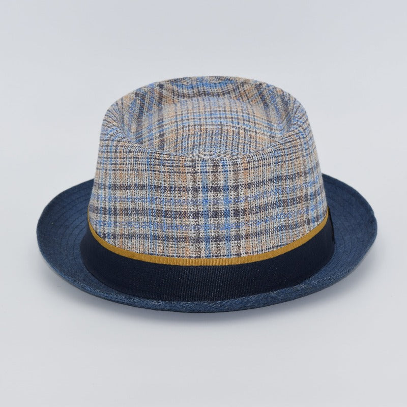 Linen Porkpie Hat