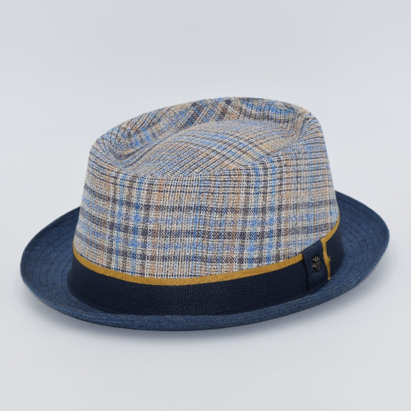 Linen Porkpie Hat