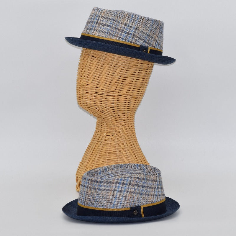 Linen Porkpie Hat