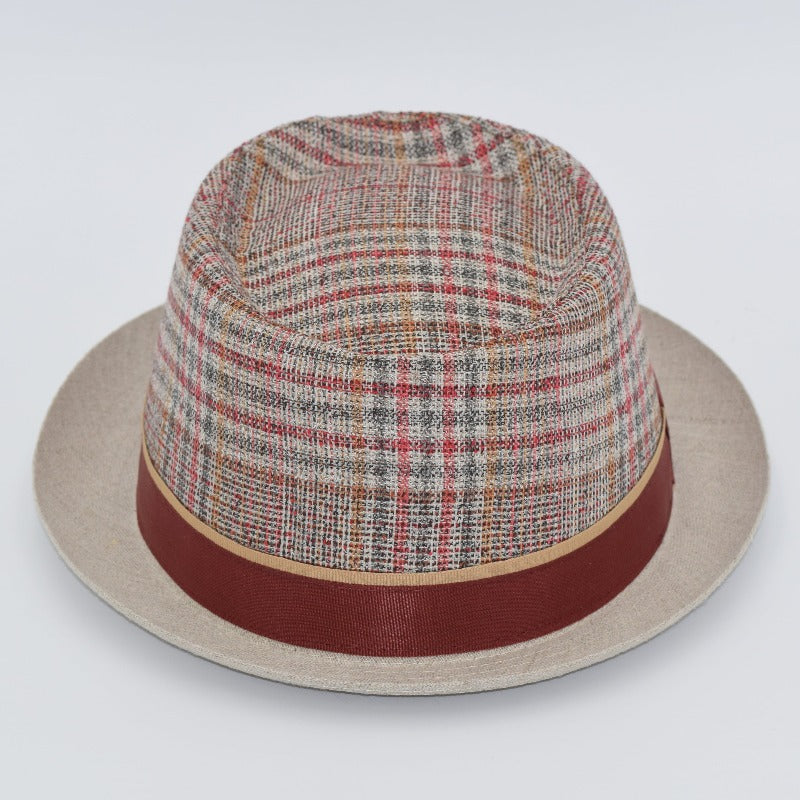 Linen Porkpie Hat