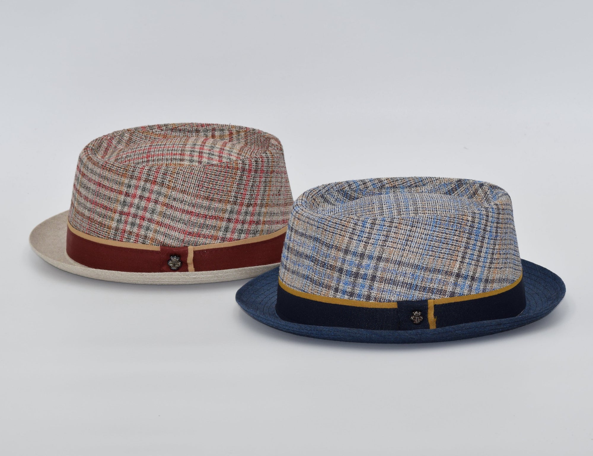 Linen Porkpie Hat