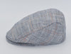 Patterned Linen Flat Cap