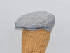 Patterned Linen Flat Cap