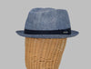 Linen Porkpie Hat