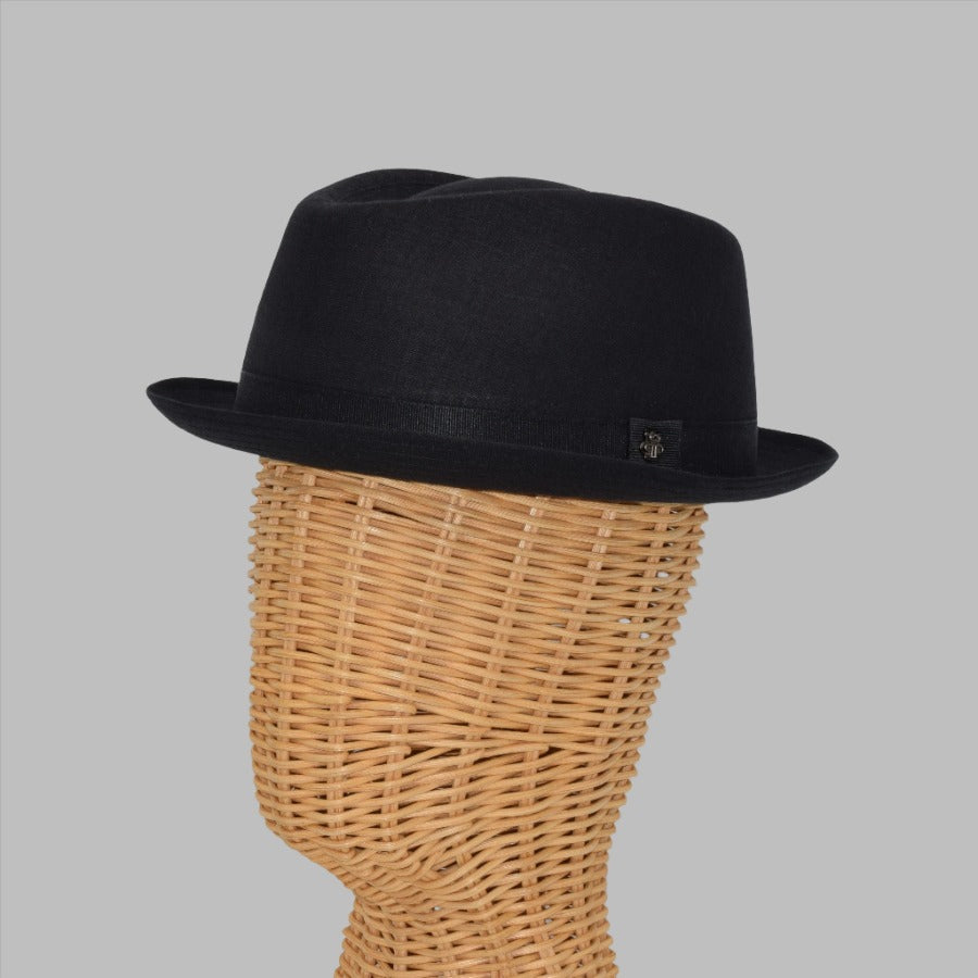 Linen Porkpie Hat