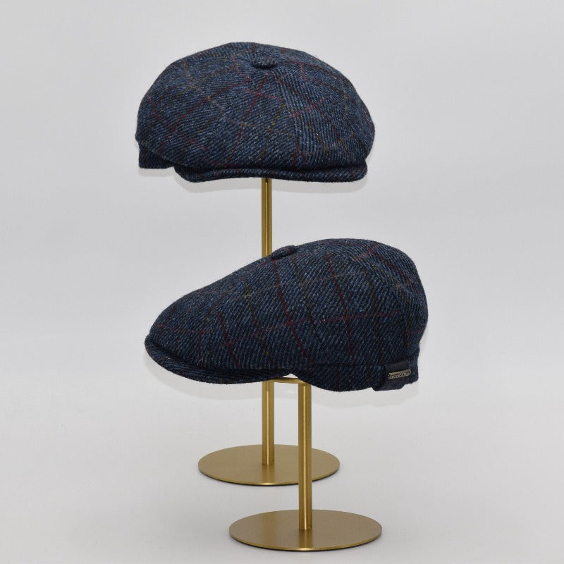 Harris Tweed Wool Irish Newsboy Hat