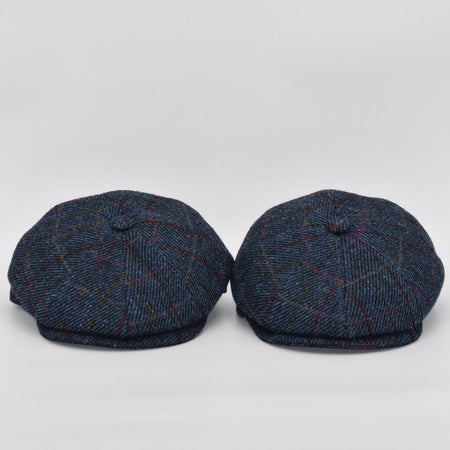 Harris Tweed Wool Irish Newsboy Hat