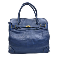 blue Firenze-soft-leather-handbag-front