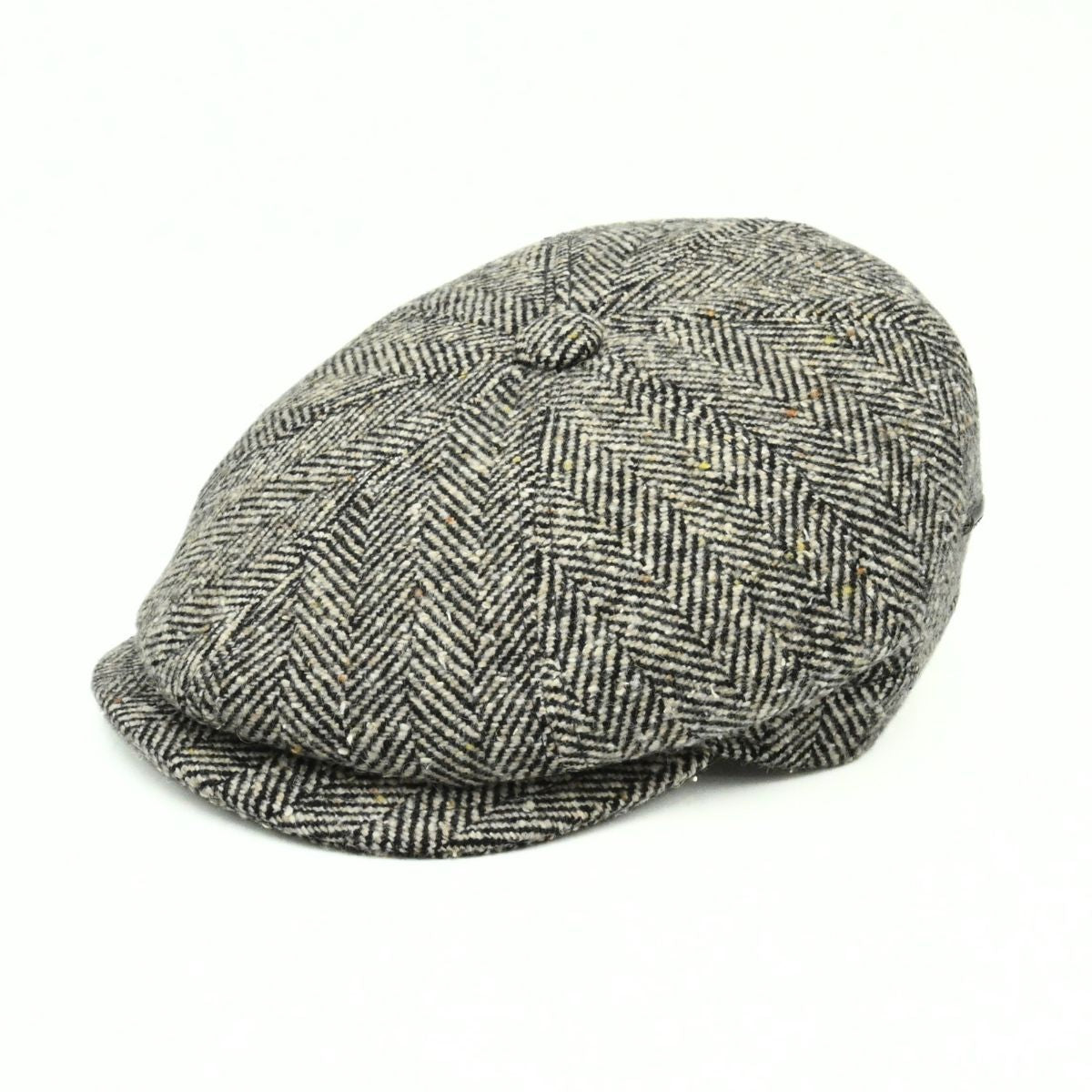 Ecru Newsboy Fantasy Hat on white background